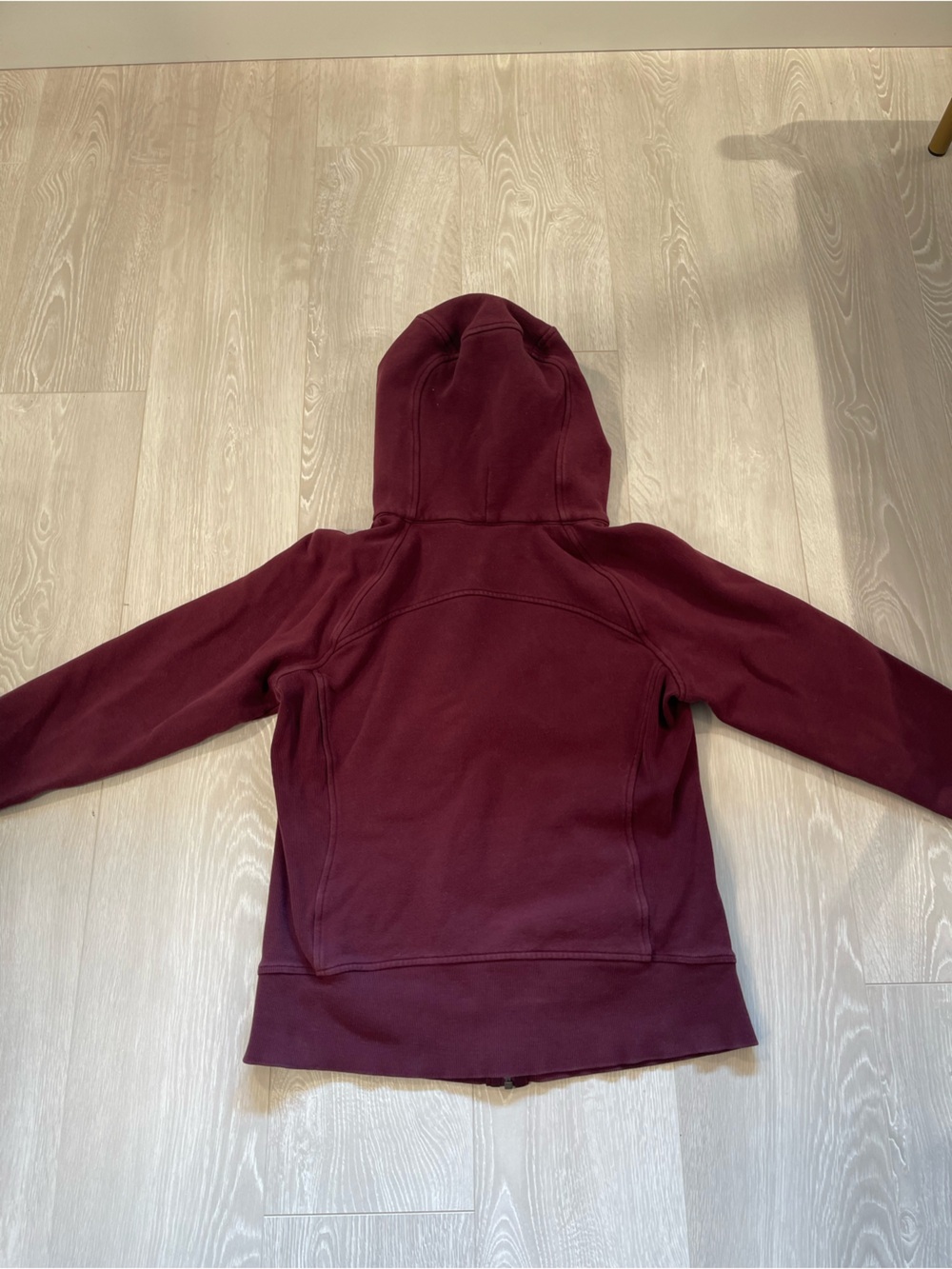 Lululemon Scuba Hoodie IV Garnet Maroon Burgundy size 10 - Picture 12 of 13